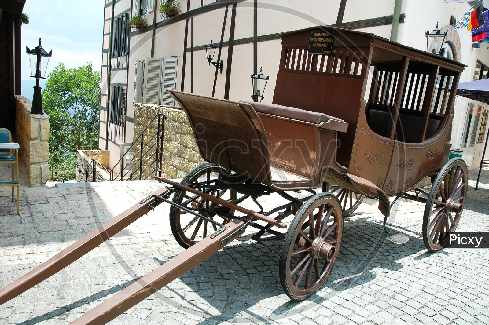 A Horse Cart  Wagon