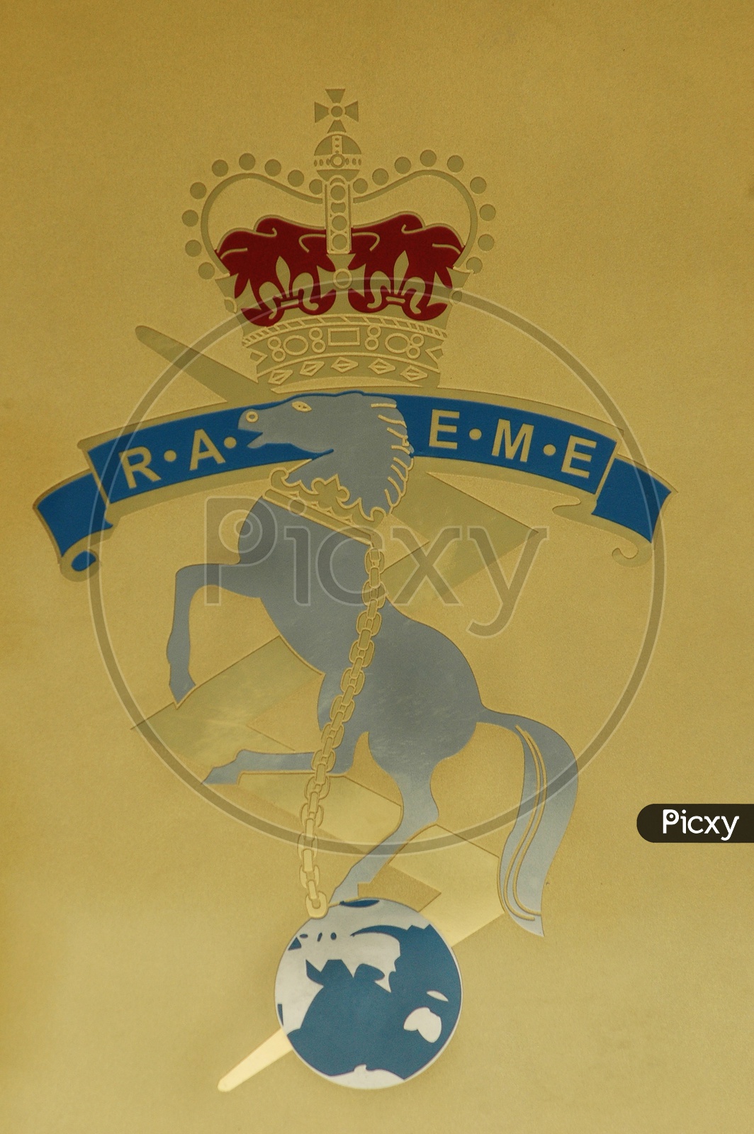 Royal Australian Electrical and Mechanical Engineering   R..A. E . M . E  Logo