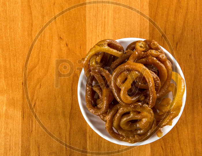 Jalebi, Indian dessert jalebi