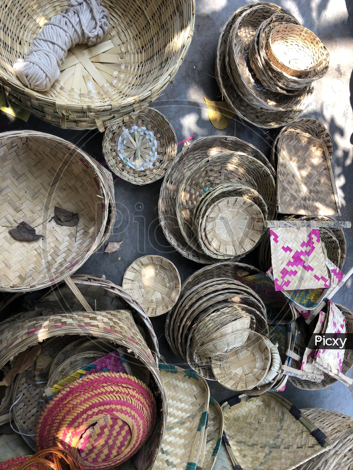 Bamboo Baskets and crafts