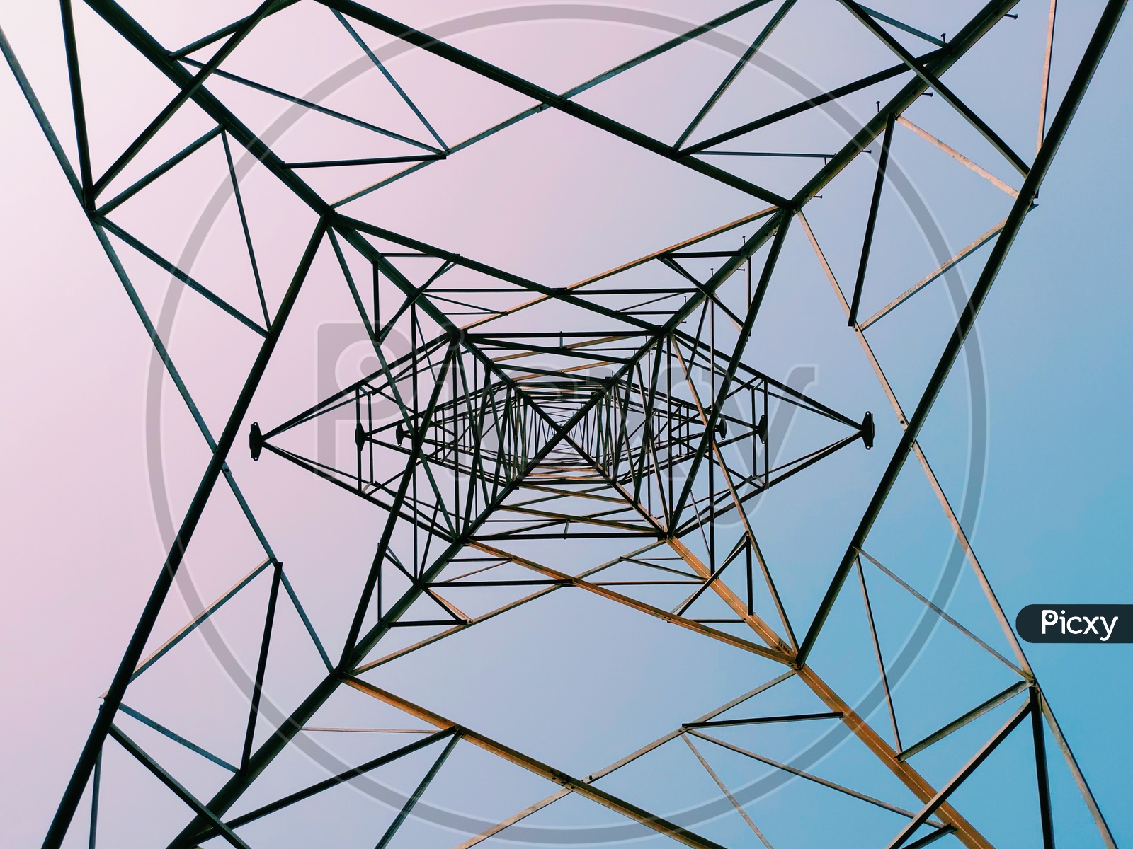 High Tension Electric Pole