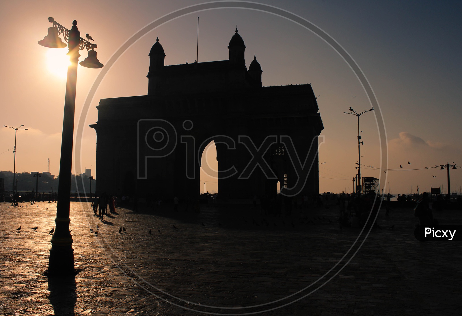 Silhouette of Gateway Of India