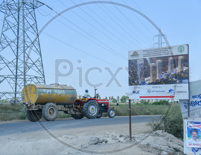 Water Carriage Tanks At Construction Sites