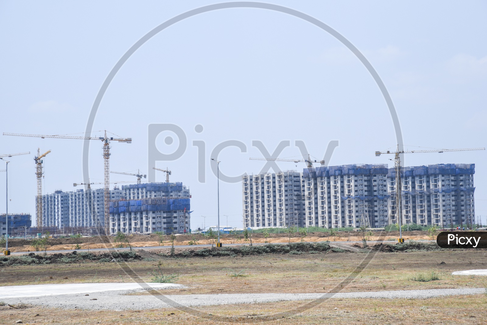 Construction Of High Rise  Buildings at Amaravati Capital City Region