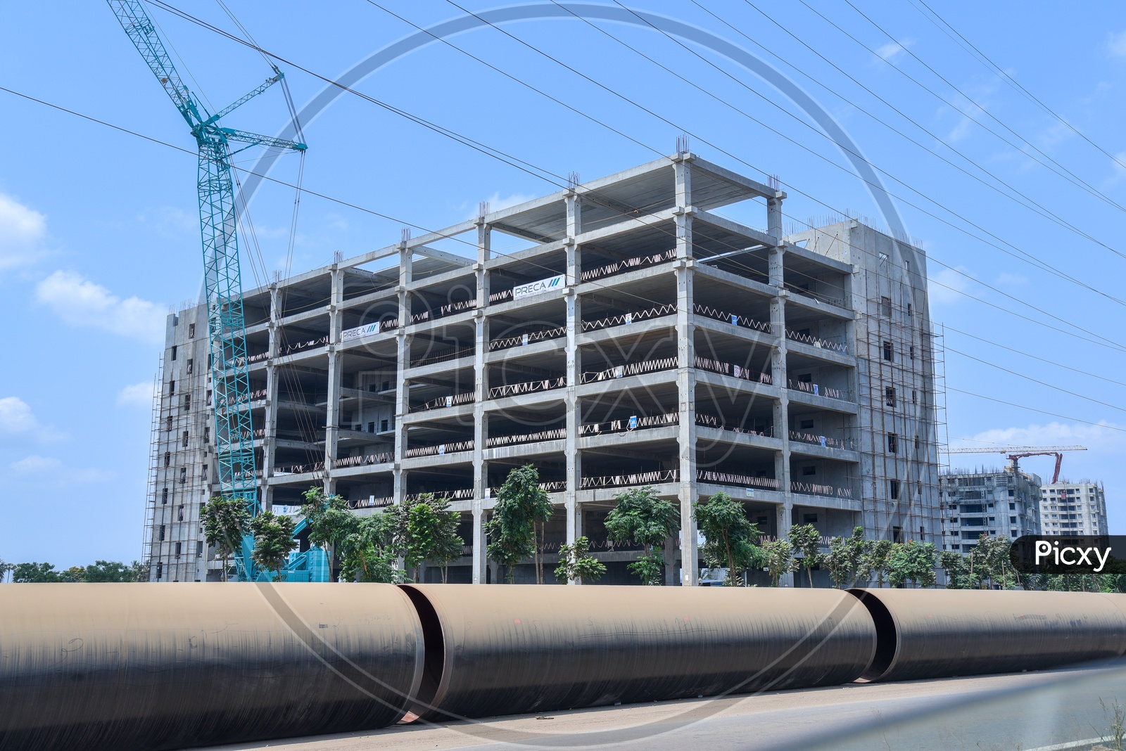 Construction Of High Rise  Buildings at Amaravati Capital City Region