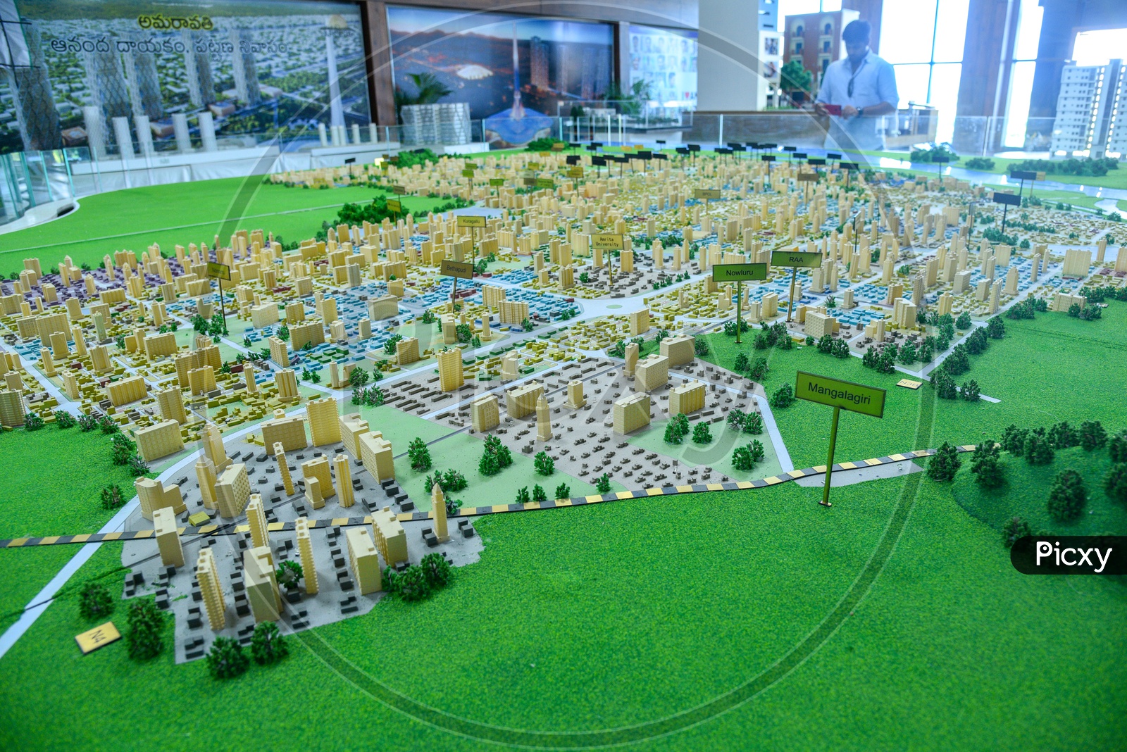 Mangalagiri  City Model  Scale