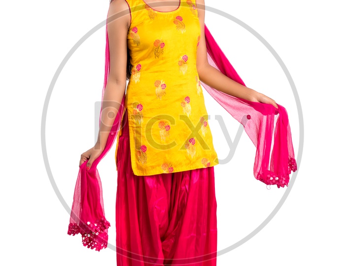 Buy Multi Colour Crepe Digital Print Patiala Suit Online : Indian Ethnic  Wear -