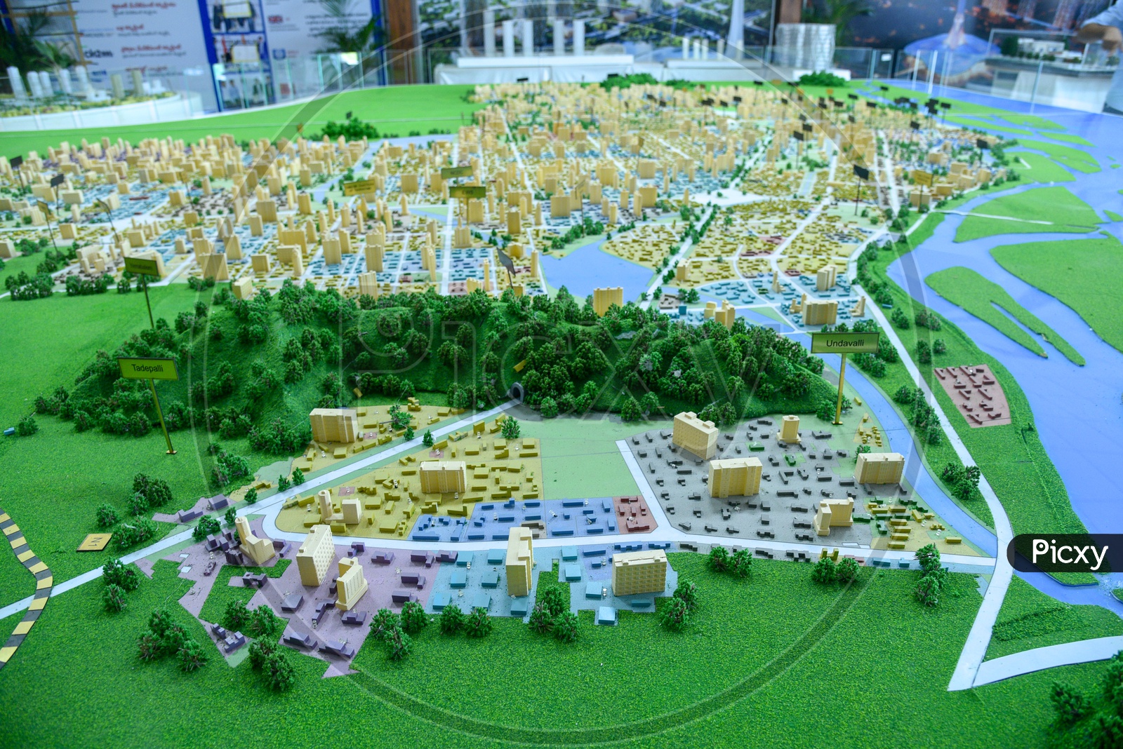 Amaravati Capital City Region Model Scale  Miniature  Presentation