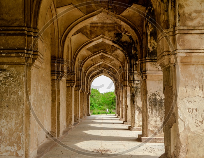 Architectural View Of Paigah Tombs