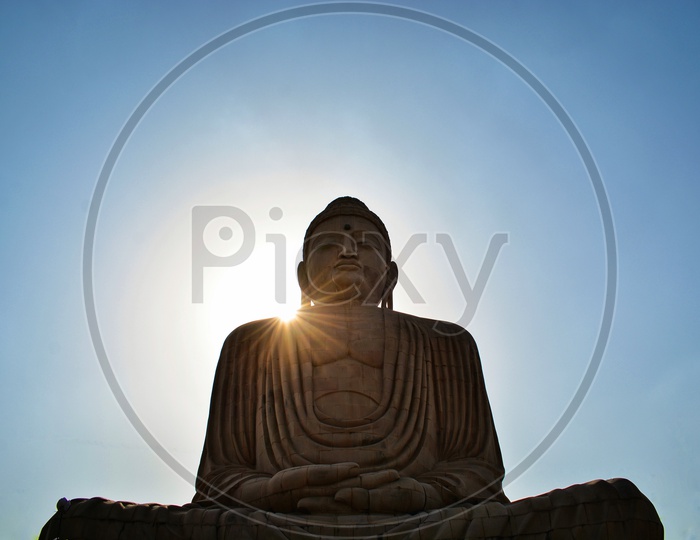 A Peaceful Buddha Statue