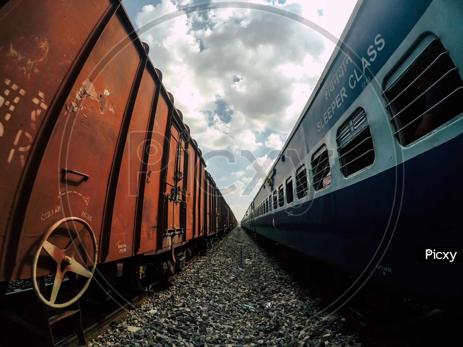 Goods Train and Passenger Train