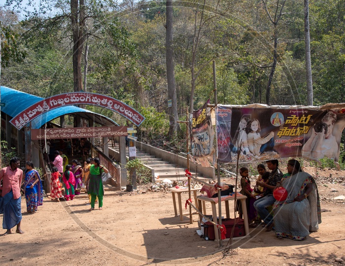 Devotees at Gubbala Mangamma Thalli Temple