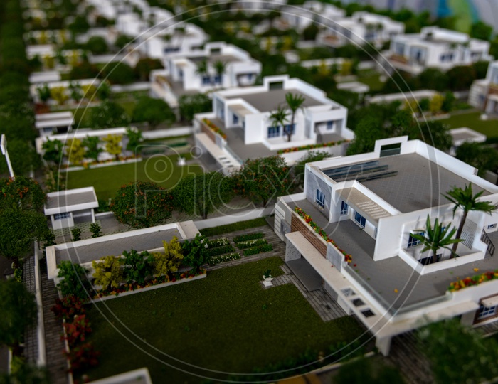 Miniature Model of Housing Area