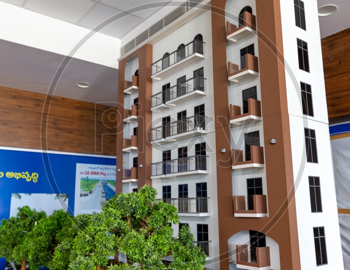 Miniature Model of the High Rise Constitutional Buildings