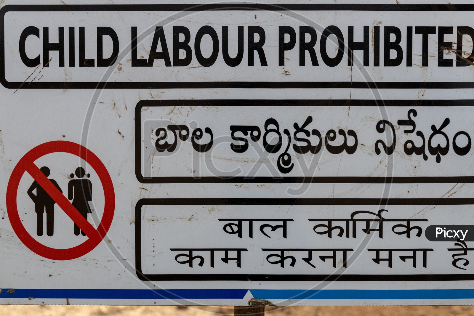 Child Labour Prohibited signage