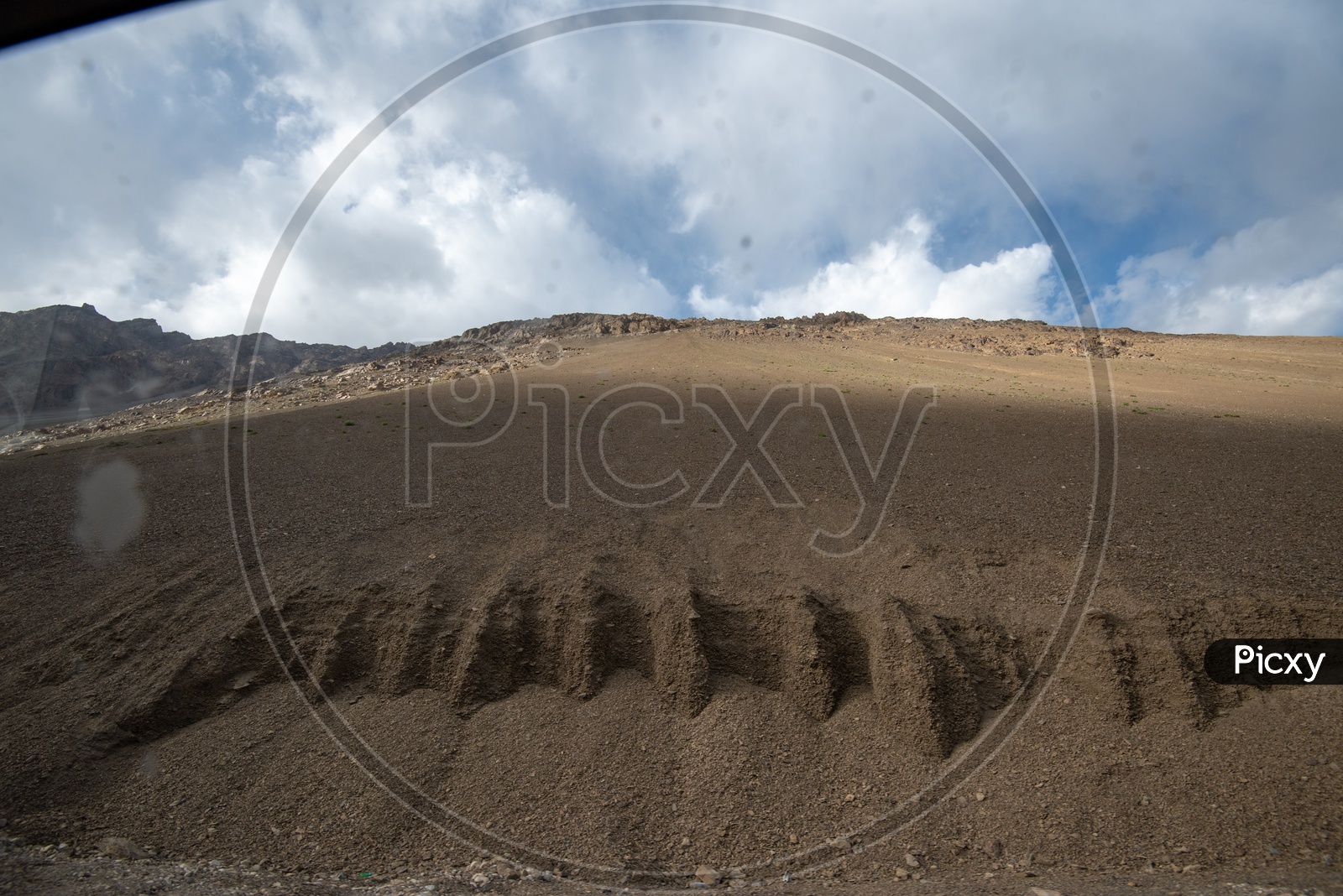 Sand Dunes with Sedimentary Soils in Leh