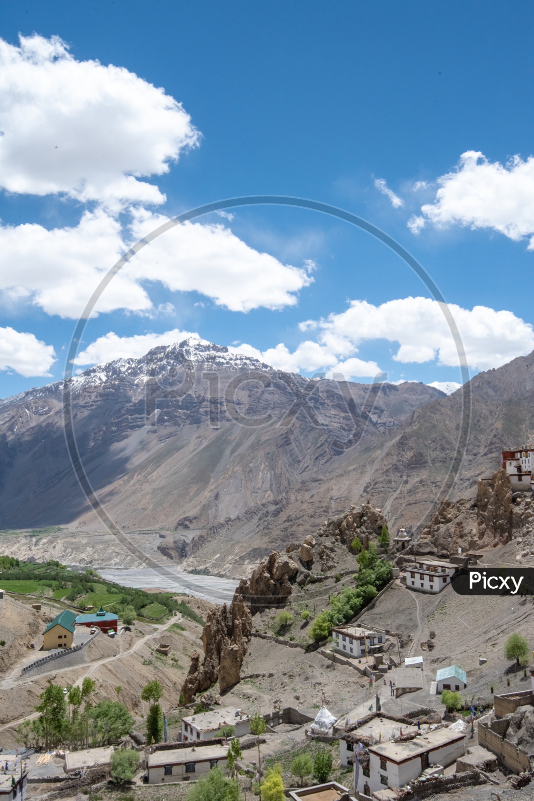 House Constructed On the Valleys of Leh