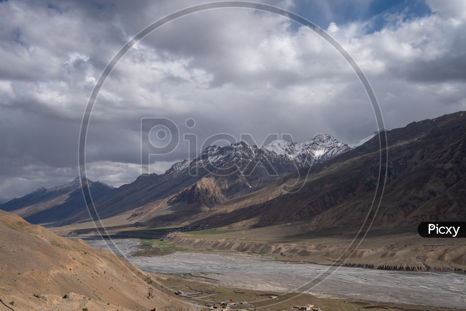 Snow Capped mountains of Spiti Valley