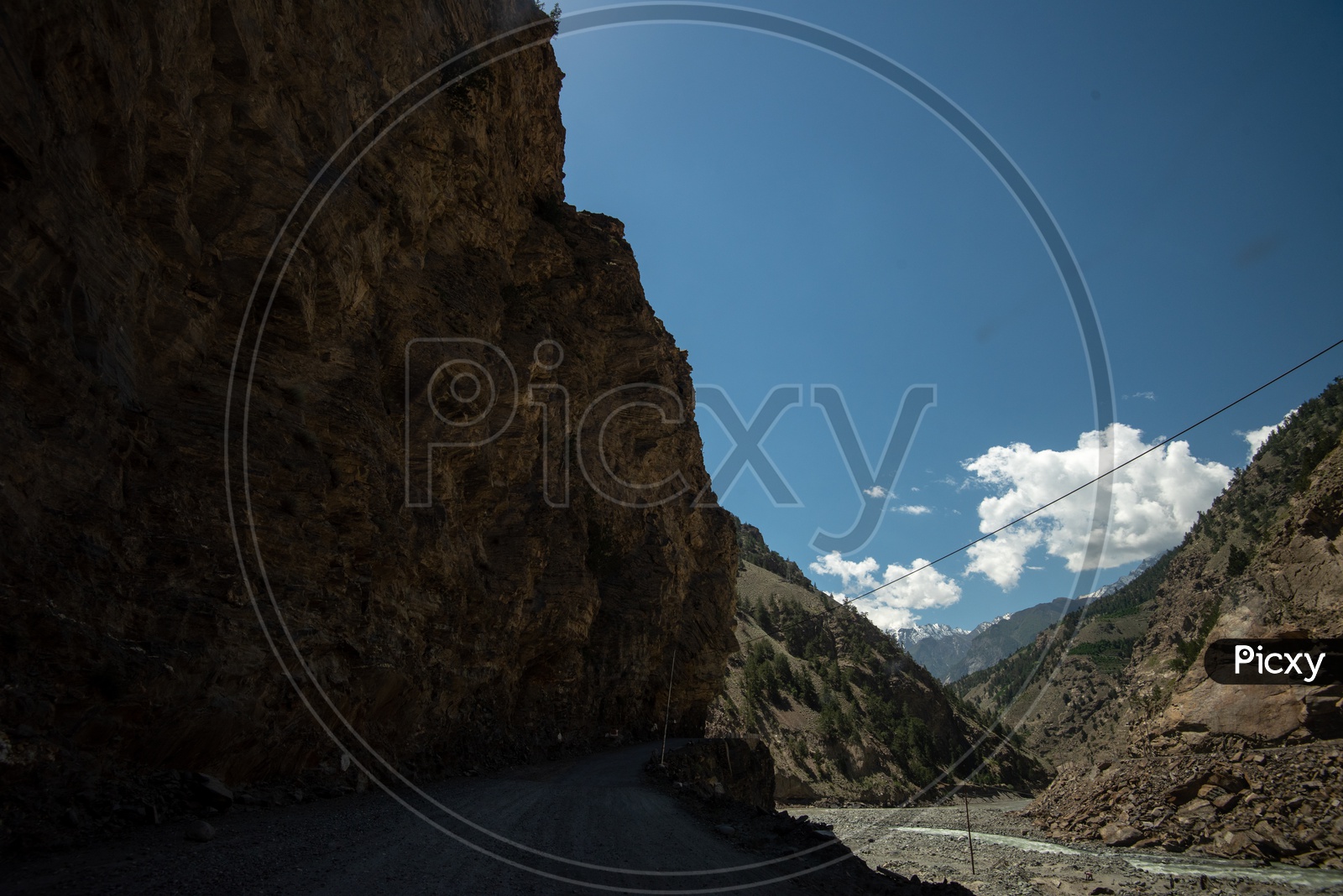 Mountain road In Spiti Valley