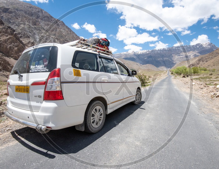 Vehicles On the Roads Of Leh