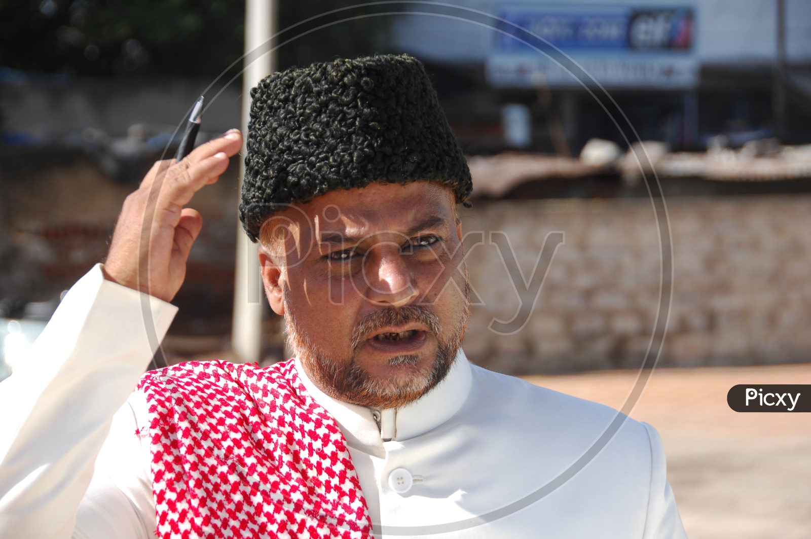 Muslim Man In Traditional Attire