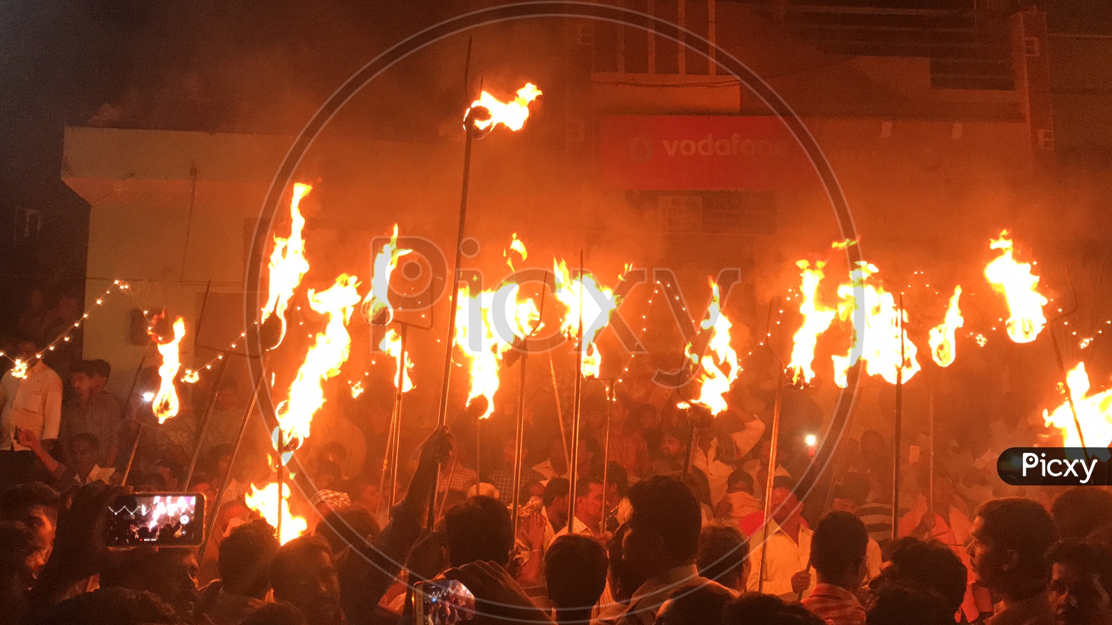 Entry of Goddess with Fire (Kagadas) - Peddamma Thalli DEVARA/ Jatara  on 9th January 2018