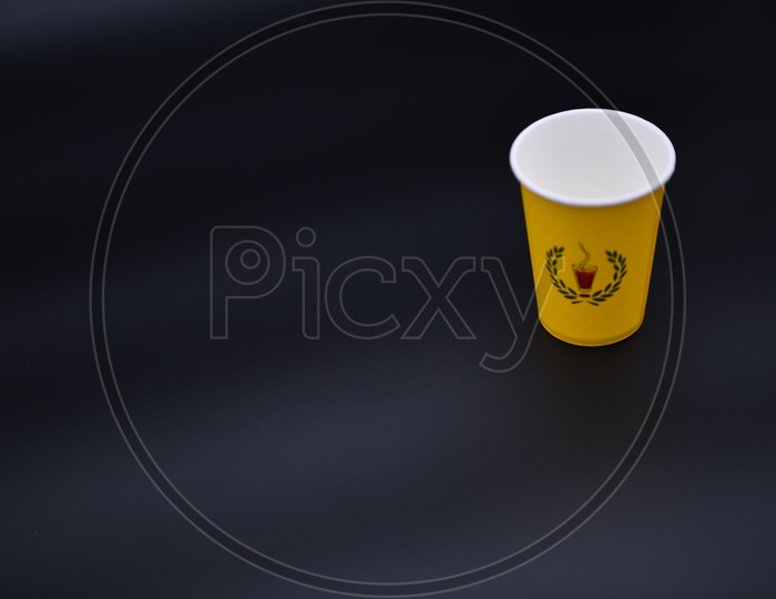 Paper Tea Cup On an Isolated Background