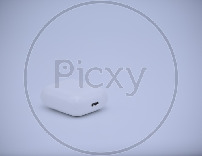 Apple Airpods   on an Isolated Background
