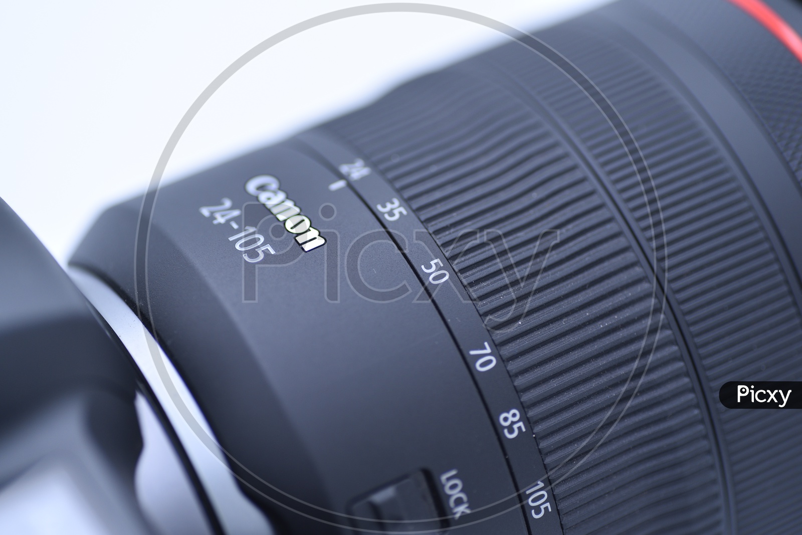 Canon 24 - 105 mm  Lens mounted  to DSLR Camera
