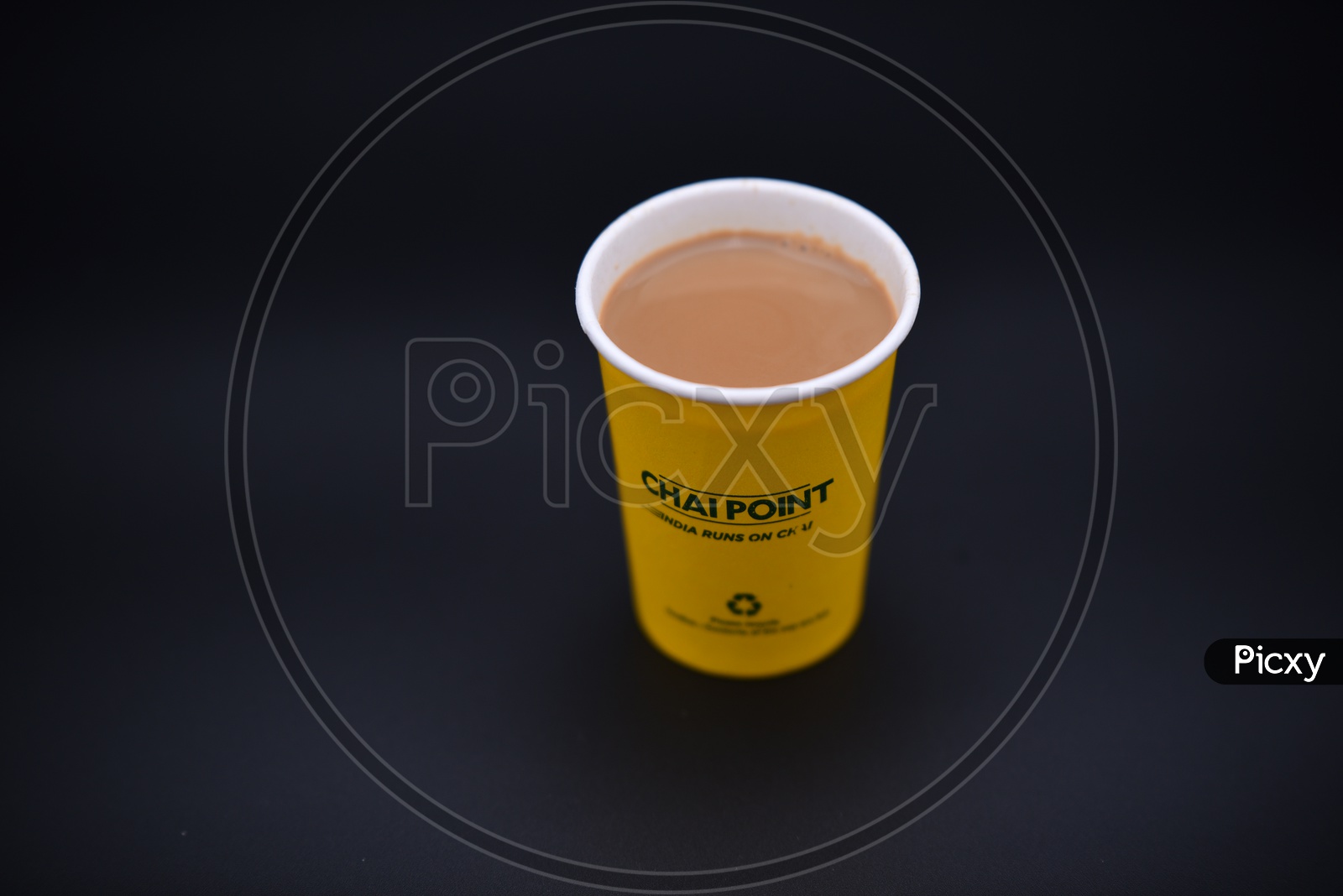 Chai point Tea In  a Paper Cup On an Isolated Background