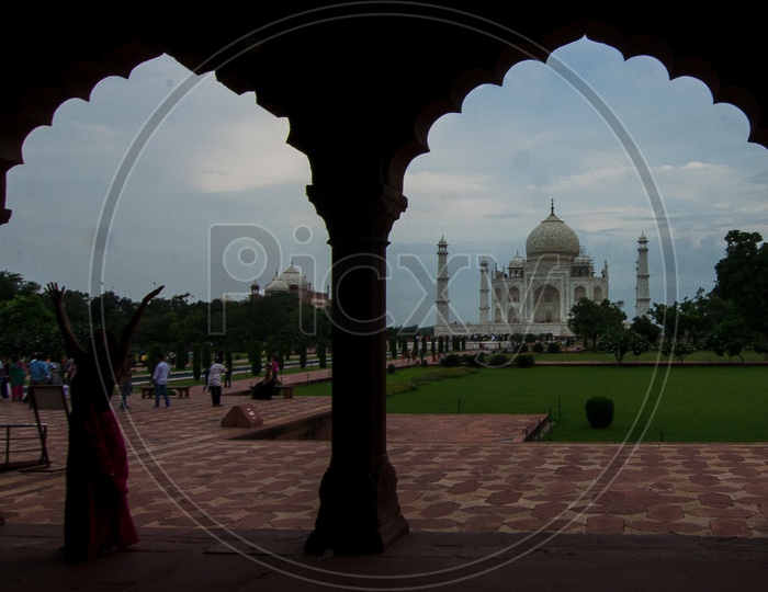 Architectural Views Of Taj Mahal