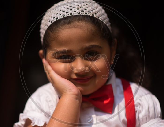 Pretty Indian Girl Child With Cute Expressions