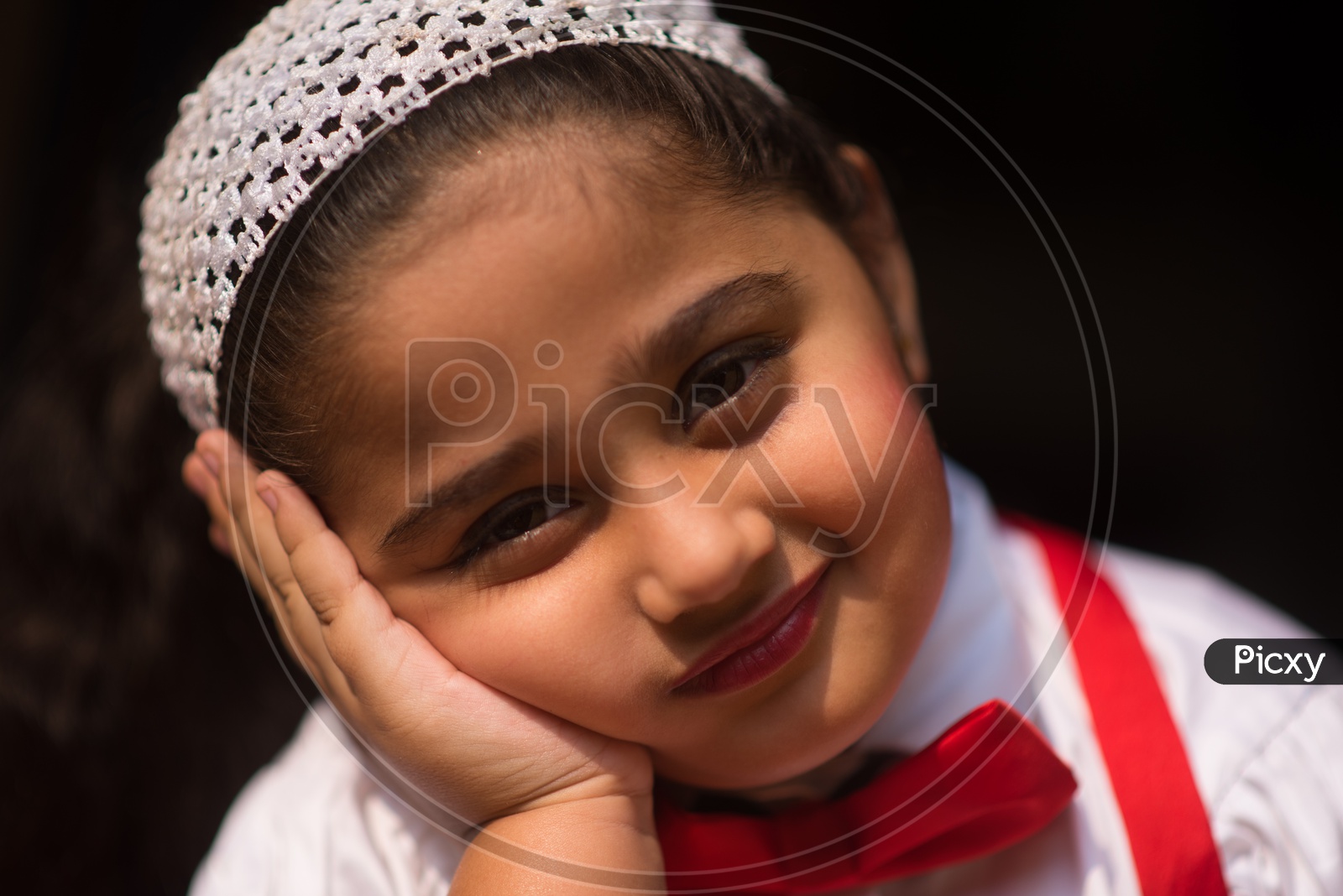 Pretty Indian Girl Child With Cute Expressions