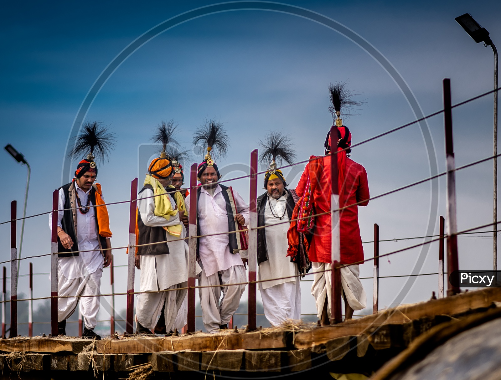 Indian Hindu  Babas Or Sadhus in Kumbh Mela