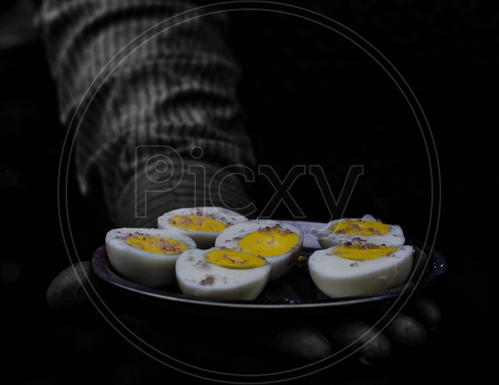 Sliced Boiled Eggs