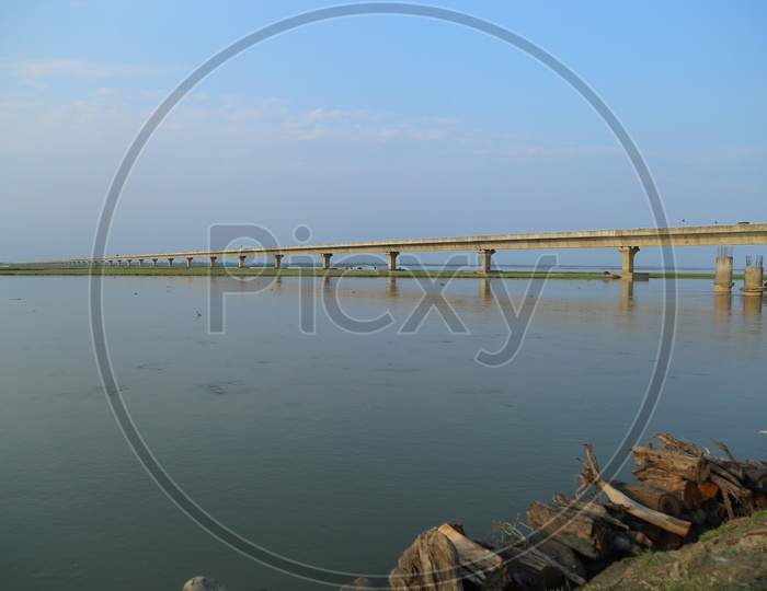 Dhola sadiya bridge in Assam.