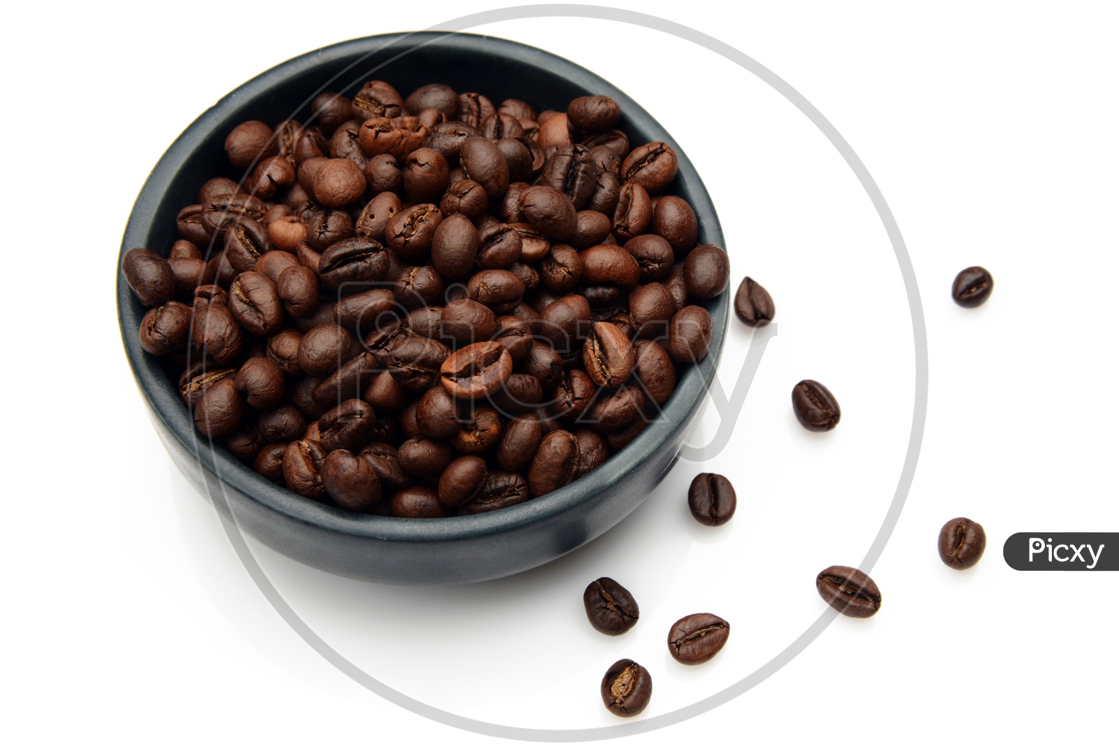 Roasted Coffee beans in a bowl