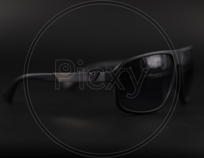 Emporio  Armani  Sunglasses  or Goggles  On an Isolated Background