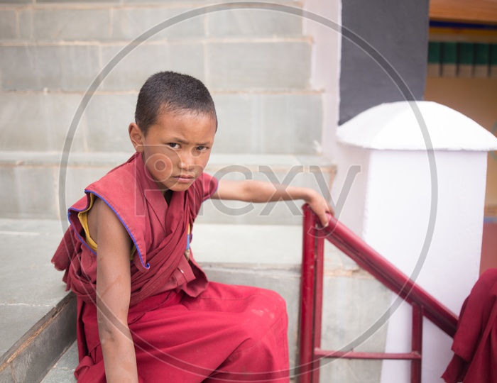 Portrait of a Young Monk