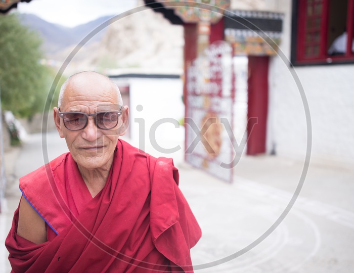 Portrait of a Buddhist Monk