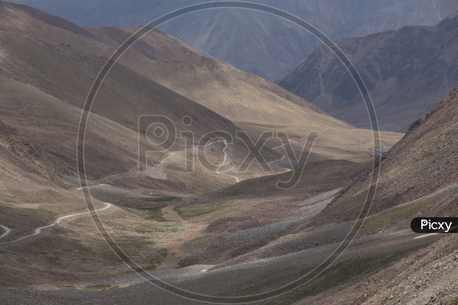 Landscape view of Leh Mountains
