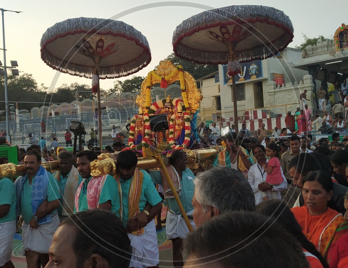 srivari pallaki at Tirumala Tirupati devasthanam