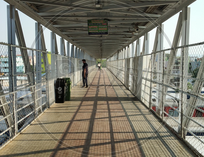 Foot Over Bridges In Railway Station