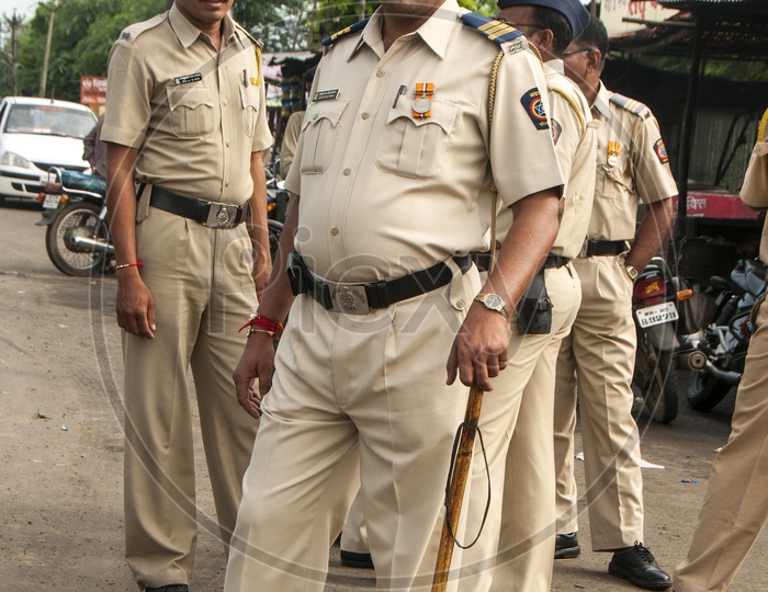 Indian Police Constable Or Police Man