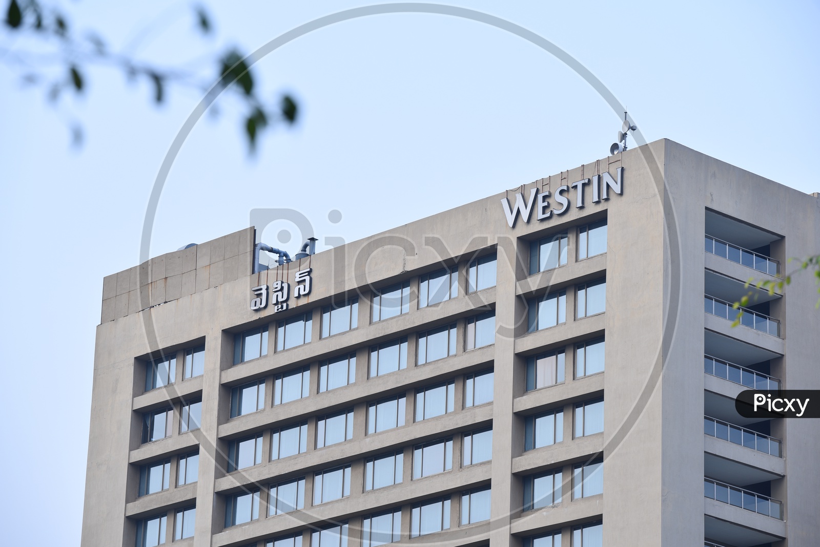 Westin , Name Board On Corporate Building