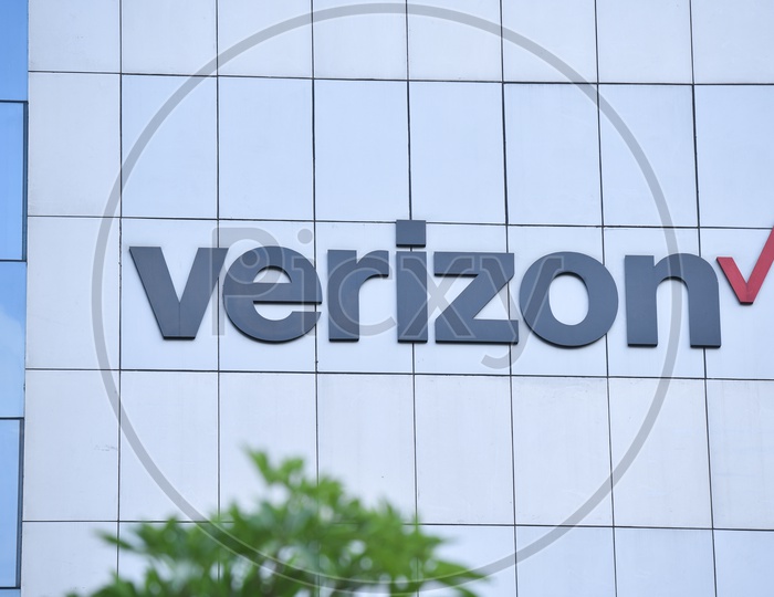 Verizon ,  Name Board On Corporate Building
