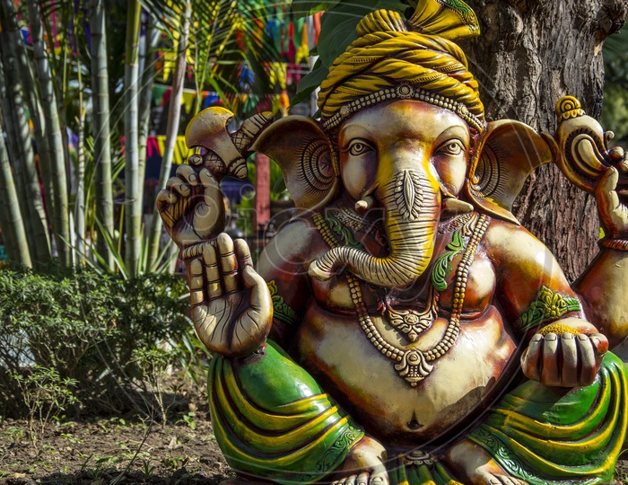 Elegant Idol of Lord Ganesh