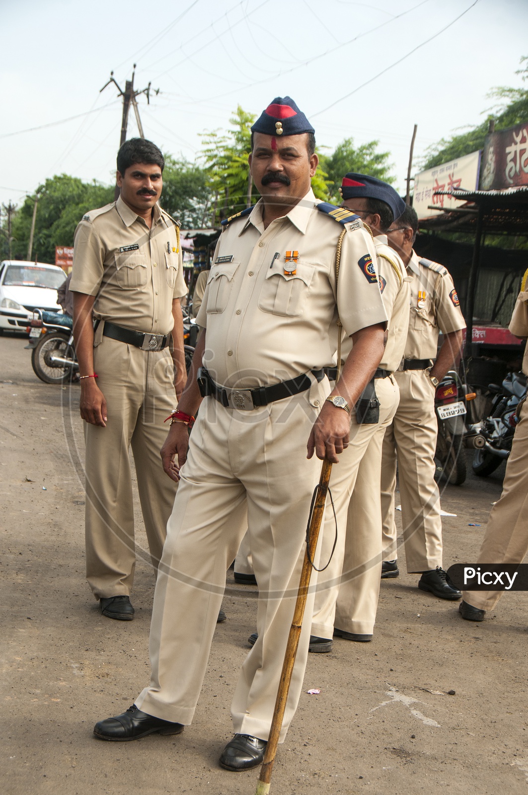 Indian Police Constable Or Police Man
