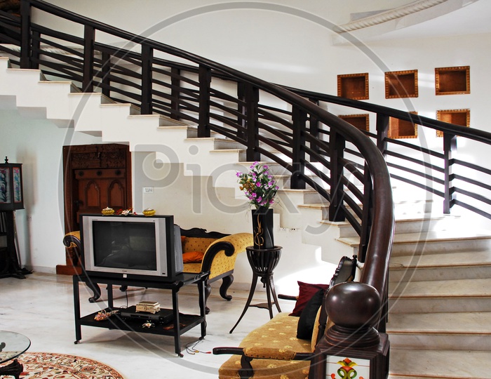 Staircase In a Duplex House