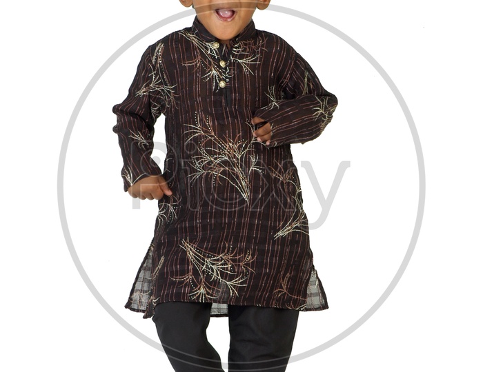 Indian boy wearing Kurta Pyjama